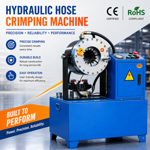 Machine de sertissage automatique de flexibles hydrauliques avec contrôle numérique PLC pour une réglage précis de la pression et un sertissage unique des flexibles - Product Image 1