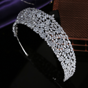 Coronas nupciales y tiaras flores Lujo Discreto Vintage boda accesorio para <span class=keywords><strong>el</strong></span> cabello princesa corona BC5720 accesorios Para <span class=keywords><strong>El</strong></span> Cabello - Product Image 4