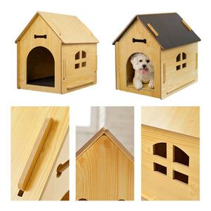 Moderno sólido grande exterior gato perro mascotas casas jaula MUEBLES CAMA DE MADERA - Product Image 3