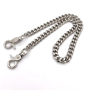 G3908 portafoglio all'ingrosso in <span class=keywords><strong>acciaio</strong></span> inox <span class=keywords><strong>catena</strong></span> di moda da uomo catene di jeans a tracolla borsa a <span class=keywords><strong>catena</strong></span> <span class=keywords><strong>cubana</strong></span> - Product Image 5