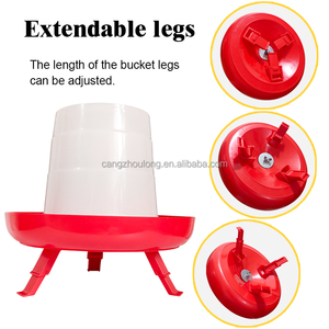 Yyb lm107 nhựa gà trang trại Gà Gia cầm feeders với chân - Product Image 2