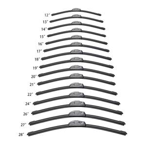 高品质汽车挡风玻璃雨刮片柔软静音天然橡胶制成，与大众波罗花冠捷达兼容 - Product Image 2