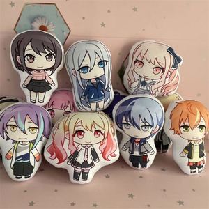Vente en gros de coussins en peluche doux personnalisés avec broderie d'avatars d'anime, cadeau promotionnel - Product Image 3