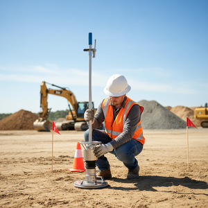 प्रयोगशाला परीक्षण वायरलेस गतिशील विरूपण मॉडुलस टेस्टर/हल्के वजन डेफ्लेक्टोमीटर - Product Image 4