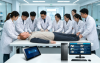 Sistema de Entrenamiento de Emergencia Digital para Adultos con Certificación CE, Recursos de Enseñanza de Ciencias Médicas, Maniquí de RCP para Primeros Auxilios