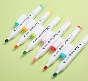 Set di Pennarelli a Doppia <span class=keywords><strong>Punta</strong></span> con Inchiostro Alcolico, 24-100 Colori |   Pennelli a <span class=keywords><strong>punta</strong></span> larga e fine con custodia portatile per artisti, studenti e illustratori - Product Image 6