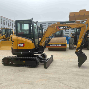 Nouvelle mini-excavatrice SY35U 2025, 3580 kg, moteur Kubota D1105, godet de 0,11 m³ pour la construction - Product Image 1