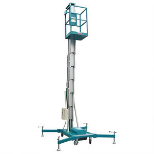 Plataforma Elevadora Aérea Pequeña de 100 kg y 12 m, Elevador de Mástil Único, Elevador Vertical Telescópico de Aleación de Aluminio - Product Image 6
