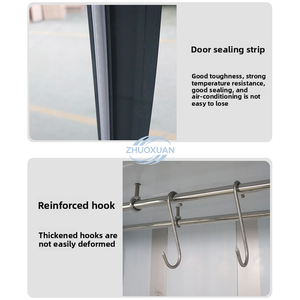 ตู้แช่แข็งแสดงเนื้อแบบแขวนพร้อมชั้นวางเก็บของเพิ่มเติม - Product Image 3