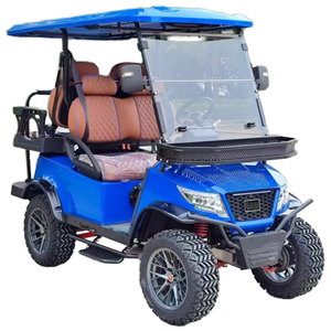 Trung Quốc bán buôn 6-seater nâng điện Golf giỏ hàng khung thép mới với 5KW động cơ 72V 48V Pin điện áp tương thích Câu lạc bộ xe - Product Image 1