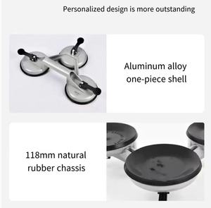 <span class=keywords><strong>Ventouse</strong></span> moderne en alliage de zinc avec forte aspiration, outil de levage simple/double/à mâchoires pour portes - Product Image 5
