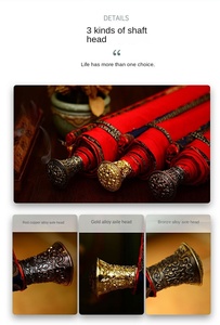 Thangka original traditionnel peint à la main, 12 couleurs, pigments minéraux, Lotus Master Heart, peintures décoratives sur toile, Zhan Bala - Product Image 6