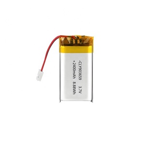 <span class=keywords><strong>Batterie</strong></span> lithium-ion OEM 3,7 V 903659 2400 mAh en emballage souple avec connecteur de câble pour bateaux, appareils mobiles, électronique grand public - Product Image 1