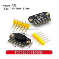 VL6180/VL53L0X/VL53L1X Modul Sensor Jarak Laser Waktu Terbang (ToF) TOF050C TOF200C TOF400C 50CM/2M/4M IIC untuk Arduino STM32