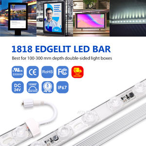 ADLED ADS-E1818-18W-HE High Brightness 4000 Lumens 39-50W Rectangle <b>Strip</b> LED Light Bar for Illuminated Signs/Nameplates - Product Image 5