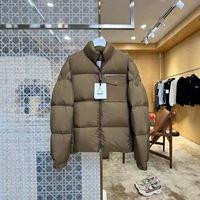 Doudoune zippée pour homme, coupe ample, col montant, avec poches plaquées, style sportif, printemps 2026, haute qualité, pour le marché européen transfrontalier