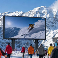 Écran LED étanche IP66 P7.81, 7680 Hz, haute fréquence de rafraîchissement, faible consommation d'énergie, armoire 1000x1000 mm pour écran publicitaire