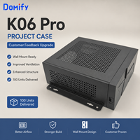 Boîtier Mini ITX Vertical K06 Slim pour PC de Bureau SFF, Supporte les Disques Durs 2,5'' et 3,5'', OEM ODM, Système Intégré Industriel et de Bureau