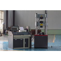 Máquina de prueba universal hidráulica WAW-300KN, software de prueba con extensible/compresión/electrohidráulica