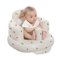 Chaise d'Apprentissage Bébé Moderne et Portable en PVC, Canapé Gonflable Doux pour la Prévention des Chutes, Sûr pour la Colonne Vertébrale en Chambre ou Salon