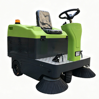 Balayeuse routière motorisée autopropulsée UCARRY à moteur essence, commande PLC, largeur de nettoyage 1400 mm, bac à poussière 120 L, haute performance