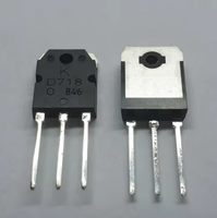 Transistor bipolaire Longwei haute puissance 2SD718 55V 49A TO-220AB pour amplificateur audio, paire de transistors