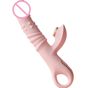 Suck the Rotary Bead <b>Vibrator</b> Telescopic Double Shock Female G Spot Masturbator Sex Simulation Phallus Adult Sex Toys - Product Image 1