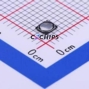 1TS016B-2200-0450-CT Tactile Switch SMD,2.6x3mm Switch Single Pole Single Throw Round Button 2.2N Vertical Mount - Product Image 1