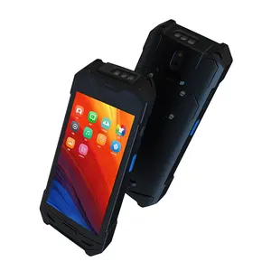 Android 11.0 barkod tarayıcı ile el PDA 1D/2D/QR tarayıcı, IP65 sağlam 4G WiFi GPS depo envanter yönetimi için