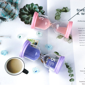 Đồng Hồ Cát Nhựa Đầy Màu Sắc 30 Giây 1 Phút Đồng Hồ Cát Macarons 15 Phút - Product Image 4