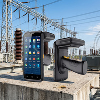 جهاز قراءة RFID محمول UHF بمدى 30 متر، ماسح ضوئي لاسلكي ثنائي الأبعاد بتقنية أندرويد وبلوتوث 5.0، معالج رباعي النواة MTK، شاشة 5.72 بوصة، سرعة قراءة 1300 علامة/ثانية، متوفر في المخزون
