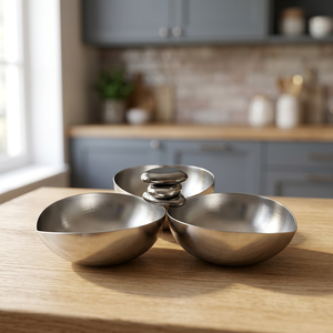 Stainless Steel <b>Mixing</b> <b>Bowl</b> <b>with</b> <b>Lid</b> Eco-Friendly Dishwasher Safe Modern Design Party Serving <b>Bowl</b> for Kitchen Use - Product Image 3