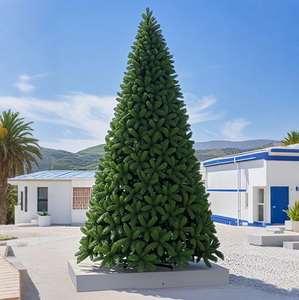 300cm 400cm 500cm venta al por mayor de fábrica personalizada árbol de Navidad <span class=keywords><strong>gigante</strong></span> con hojas exuberantes árbol de Navidad de <span class=keywords><strong>abeto</strong></span> artificial de PVC - Product Image 5