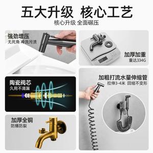 Pistola de Pulverización Presurizada Multifuncional de Acero Inoxidable con Activación por Llave TBC-01 para Uso Doméstico, Limpieza de Cenizas, Baño, Balcón, Inodoro - Product Image 4