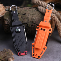 Couteau de chasse et de camping à lame fixe en acier inoxydable personnalisé Hongrui avec manche en G10