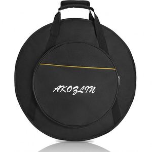 Sac à dos pour cymbales classique 22 pouces en toile cirée résistante à l'eau, fabriqué sur mesure par une usine BSCI, avec poche avant - Product Image 1