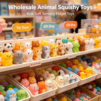 Jouets Squishy Animaux en EVA à Remontée Lente en Gros – Jouets Sensoriels Souples à Presser pour Enfants et Magasins de Détail