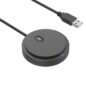Omni direktion ales USB-Konferenz mikrofon mit einer Tasten-Stumm schalt taste-Tragbares Flykan-Audio mikrofon für PC-Laptops (U2MIC03)
