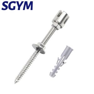 1/8 ''in acciaio inox cavo croce morsetto per giardino Trellis Kit con 3mm fune rampicante piante rampicanti - Product Image 4