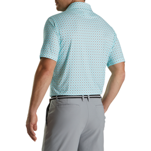 Logotipo personalizado slim fit cuello rígido de secado rápido 86% poliéster 14% spandex hombres Golf Polo camisetas - Product Image 4