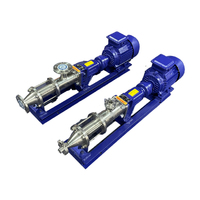 Pompe à cavité progressive en acier inoxydable de qualité alimentaire pompe à vis mono excentrique à transfert liquide à haute viscosité