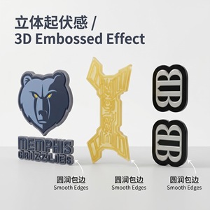 Étiquette thermocollante personnalisée en silicone TPU 3D Jiunuo pour vêtements et accessoires - Product Image 2