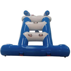 Nouveau toboggan aquatique gonflable, parc aquatique flottant, grimper et glisser pour <span class=keywords><strong>les</strong></span> enfants, s'amuser - Product Image 4