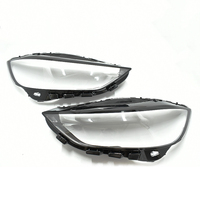 Auto système d'éclairage LED phare lentille en verre couverture transparent abat-jour Pour BORD 18-20 année avant De la Voiture phare Accessoires