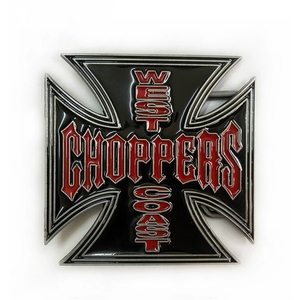 Hebilla de Cinturón Premium Vintage de Aleación con Forma de Cruz y Letras West Coast Choppers - Product Image 4