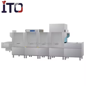 Lave-vaisselle commercial automatique en acier inoxydable pour <span class=keywords><strong>restaurant</strong></span>, lave-vaisselle compact à levage - Product Image 4