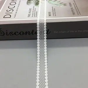 1.3cm örgü dantelsiz aksesuarları Polyester DIY çorap ayakkabı şapka çanta işçiliği için atkılar