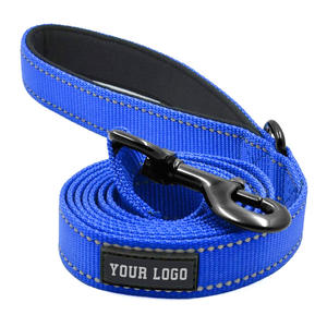 Benutzer definierte Haustier produkte Langlebige <span class=keywords><strong>6</strong></span> Fuß reflektierende geflochtene Nylon-Hunde leinen mit Logo - Product Image 1