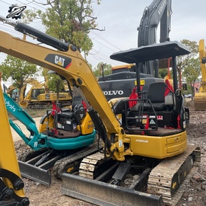 Mini-excavatrice d'occasion 3 tonnes Cat 303E, petite machine de terrassement hydraulique, peinture d'origine, faible nombre d'heures, certifiée CE, prête à être expédiée - Product Image 3