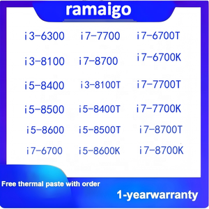I3 6300 8100 8100T <span class=keywords><strong>I5</strong></span> 8400 8400T 8500 8500T 8600 I7 6700 6700T 7700 8700 6700K 7700T <span class=keywords><strong>7700K</strong></span> 8700T 8700K CPU - Product Image 2